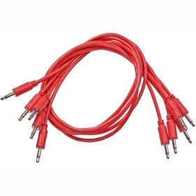 Black Market Modular Patch Cable 5-pack 75 cm red Аксессуары для музыкальных инструментов