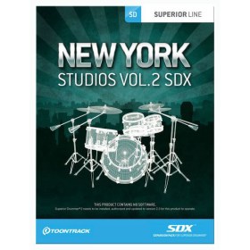 Toontrack SDX New York Studios Vol. 2 Цифровые лицензии