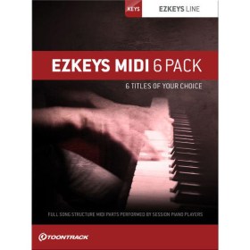 Toontrack EZkeys Midi 6 Pack Цифровые лицензии