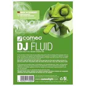 Cameo DJ FLUID 5L - Fog fluid with medium density and medium standing time 5 L Дым, снег, туман, мыльные пузыри