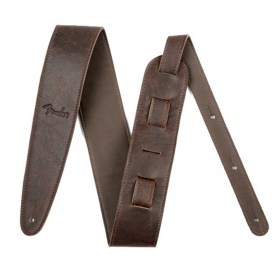 Fender Artisan Crafted Leather Strap, 2 Brown Ремни для гитар