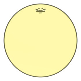 Remo Be-0318-ct-ye Emperor® Colortone™ Yellow Drumhead, 18. Пластики для малого барабана и томов