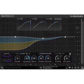 tc electronic Master X HD Multiband Dynamics Цифровые лицензии