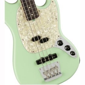 Fender American Performer Mustang Bass®, Rosewood Fingerboard, Satin Surf Green Бас-гитары