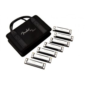 Fender Blues Deluxe Harmonica, Pack of 7, with Case Губные гармошки
