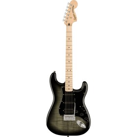 Fender Squier Affinity 2021 Stratocaster FMT HSS MN Black Burst Электрогитары