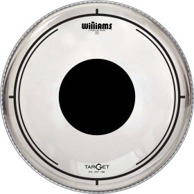 Williams DT2-7MIL-12 Double Ply Clear Oil Target Dot Series 12", 7-MIL Пластики для малого барабана и томов