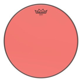 Remo BE-0315-CT-RD Emperor® Colortone™ Red Drumhead, 15. Пластики для малого барабана и томов