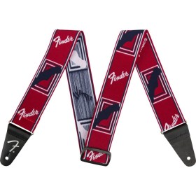Fender Weighless 2 Mono Strap Red/White/Blue Ремни для гитар
