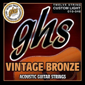 GHS Strings Vn-12cl Vintage Bronze Струны для акустических гитар