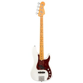 Fender American Ultra Precision Bass®, Maple Fingerboard, Arctic Pearl Бас-гитары