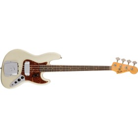 Fender Custom Shop 1962 Journeyman Relic Jazz Bass, Rosewood Fingerboard, Aged Olympic White Бас-гитары