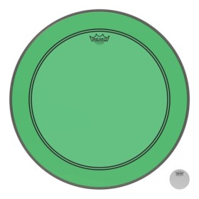 Remo P3-1322-ct-gn Powerstroke® P3 Colortone™ Green Bass Drumhead, 22. Пластики для бас-бочки