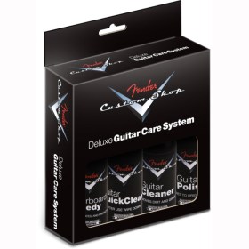 Fender® Custom Shop Deluxe Guitar Care System, 4 Pack, Black Средства по уходу за инструментами