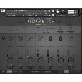 Cinematique Instruments Ensemblia 2: Orchestral Shorts Цифровые лицензии