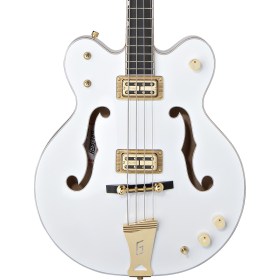 Gretsch G6136LSB White Falcon™ Bass, 34 Scale, Ebony Fingerboard, White Бас-гитары