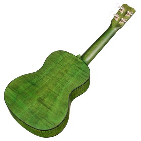 Cordoba 15CFM Jade Green укулеле концертная, корпус - огненный клён, цвет - насыщенный зелёный Укулеле и гиталеле