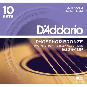 D'Addario EJ26-10P Аксессуары для музыкальных инструментов
