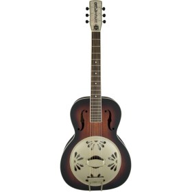 Gretsch G9241 Alligator™ Biscuit Round-Neck Resonator Guitar with Fishman® Nashville Pickup, 2-Color Sunburst Гитары акустические