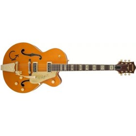 Gretsch G6120T-55 Vintage Select Edition 55 Chet Atkins® Hollow Body with Bigsby®, TV Jones®, Vintage Orange Stain Lacquer Электрогитары