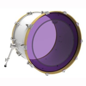 Remo Powerstroke® P3 Colortone™ Purple Bass Drumhead, 18. Пластики для бас-бочки