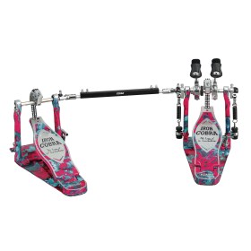 Tama IRON COBRA HP900RWCMS Rolling Glide Twin Pedal, Coral Swirl Педали для ударных инструментов