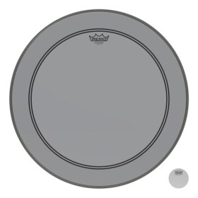 Remo P3-1322-ct-sm Powerstroke® P3 Colortone™ Smoke Bass Drumhead, 22. Пластики для бас-бочки