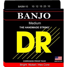 DR Strings BA5-10 Banjo Струны для акустических гитар