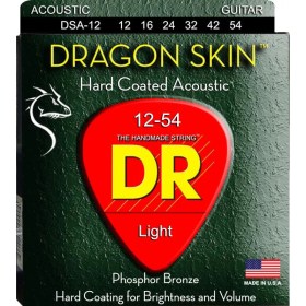 DR Strings DDSA-12 DRAGON SKIN Струны для акустических гитар