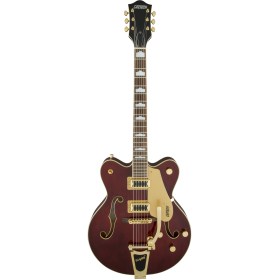 Gretsch G5422TG Electromatic® Hollow Body Double-Cut with Bigsby® and Gold Hardware, Walnut Stain Электрогитары