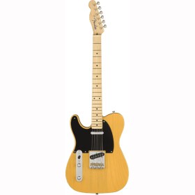 Fender American Original 50s Telecaster® Left-hand, Maple Fingerboard, Butterscotch Blonde Электрогитары