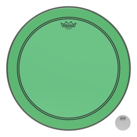 Remo P3-1318-ct-gn Powerstroke® P3 Colortone™ Green Bass Drumhead, 18. Пластики для бас-бочки