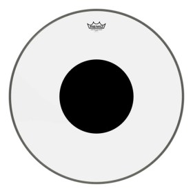 Remo Cs-1324-10- Bass, Controlled Sound®, Clear, 24 Diameter, Black Dot™ On Top Пластики для бас-бочки