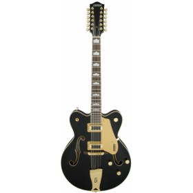 Gretsch G5422G-12 Electromatic® Hollow Body Double-Cut 12-String with Gold Hardware, Black Электрогитары