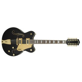 Gretsch G5422G-12 Electromatic® Hollow Body Double-Cut 12-String with Gold Hardware, Black Электрогитары