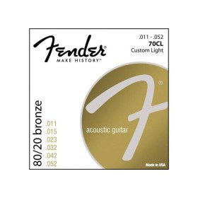 Fender Strings NEW ACOUSTIC 70CL 80/20 BRONZE 11-52 Струны для акустических гитар