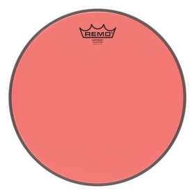 Remo BE-0312-CT-RD Emperor® Colortone™ Red Drumhead, 12. Пластики для малого барабана и томов