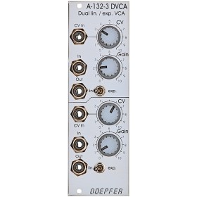 Doepfer A-132-3 Dual linear/exponential VCA Eurorack модули