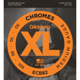 DAddario ECB82 CHROMES Bass, Medium, Long Scale Струны для бас-гитар