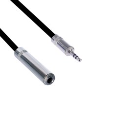 Удлинитель minijack 3.5 mm stereo - Jack 6.3 mm female stereo Rean 1m Готовые Custom кабели