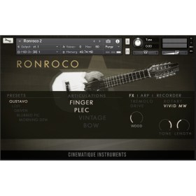 Cinematique Instruments Ronroco v2 Цифровые лицензии