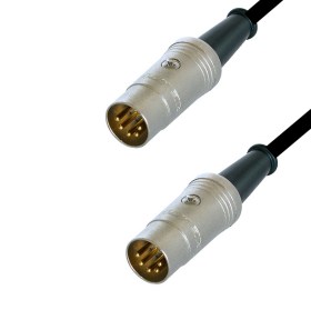 MIDI кабель Din 5 - Din 5 Pro Performance Rean 5м Готовые кабели Custom Shop