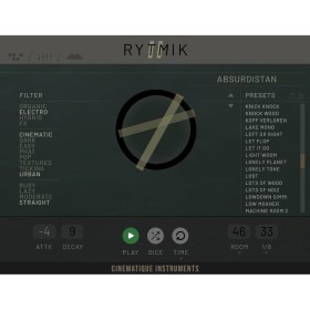 Cinematique Instruments Rytmik 2 Цифровые лицензии