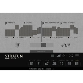 Cinematique Instruments Stratum Цифровые лицензии