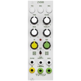 Tiptop Audio ZVERB Reverb Effect Collection Module - White Eurorack модули