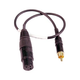 Патч-кабель XLR female - RCA male Amphenol Короткие патч кабели и переходники