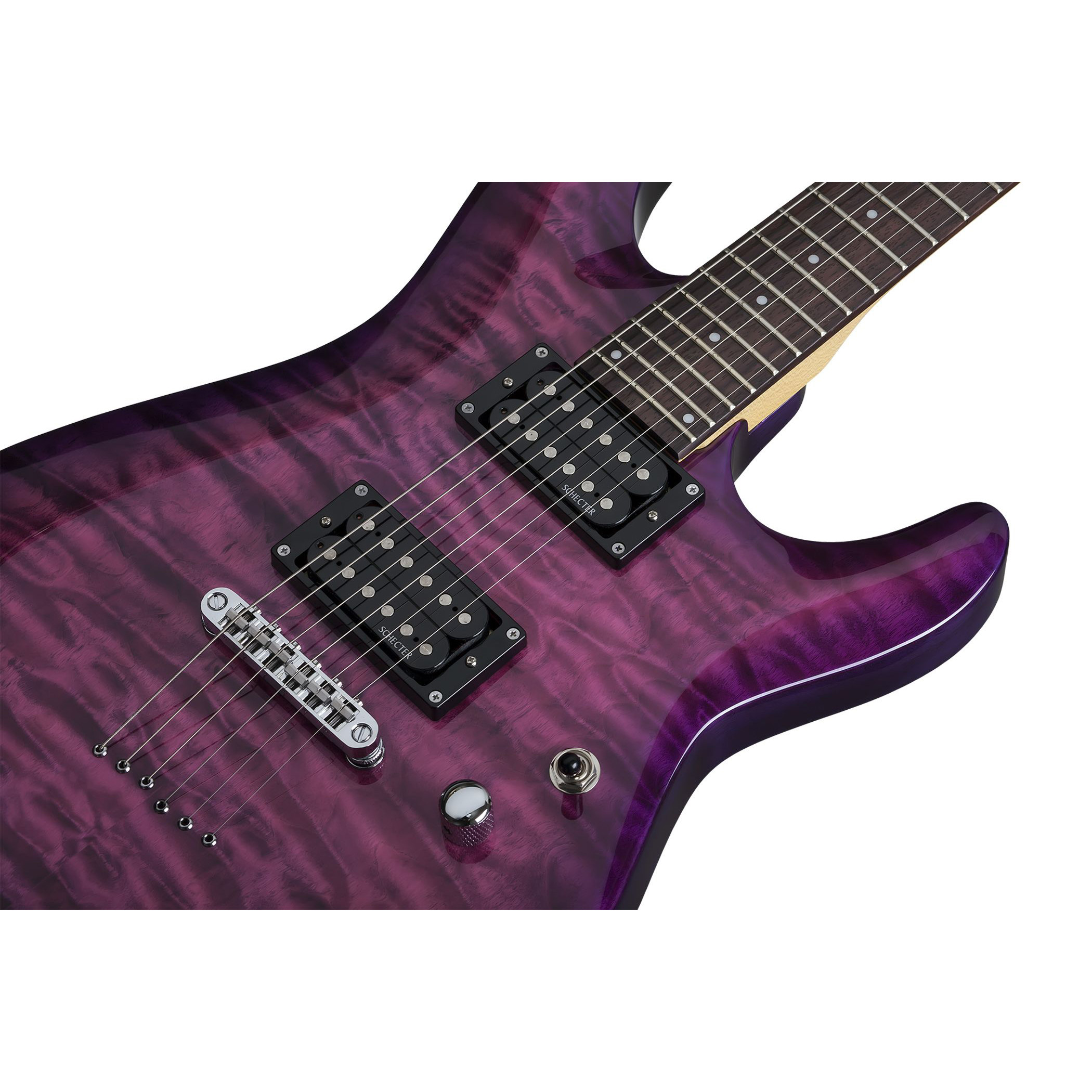 Schecter C-6 PLUS Electric Magenta Электрогитары