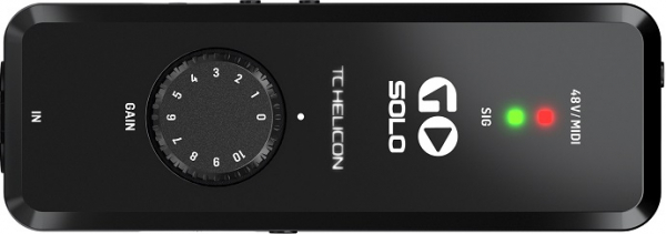 TC Helicon Go Solo - компактный аудиоинтерфейс для портативных устройств