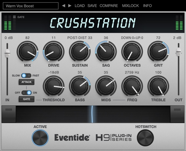 Eventide CrushStation - виртуальный дисторшн