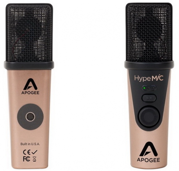 Apogee HypeMiC – конденсаторный USB-микрофон со встроенным компрессором